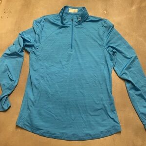 Callaway Opti-Dri Blue Quarter-Zip Pullover